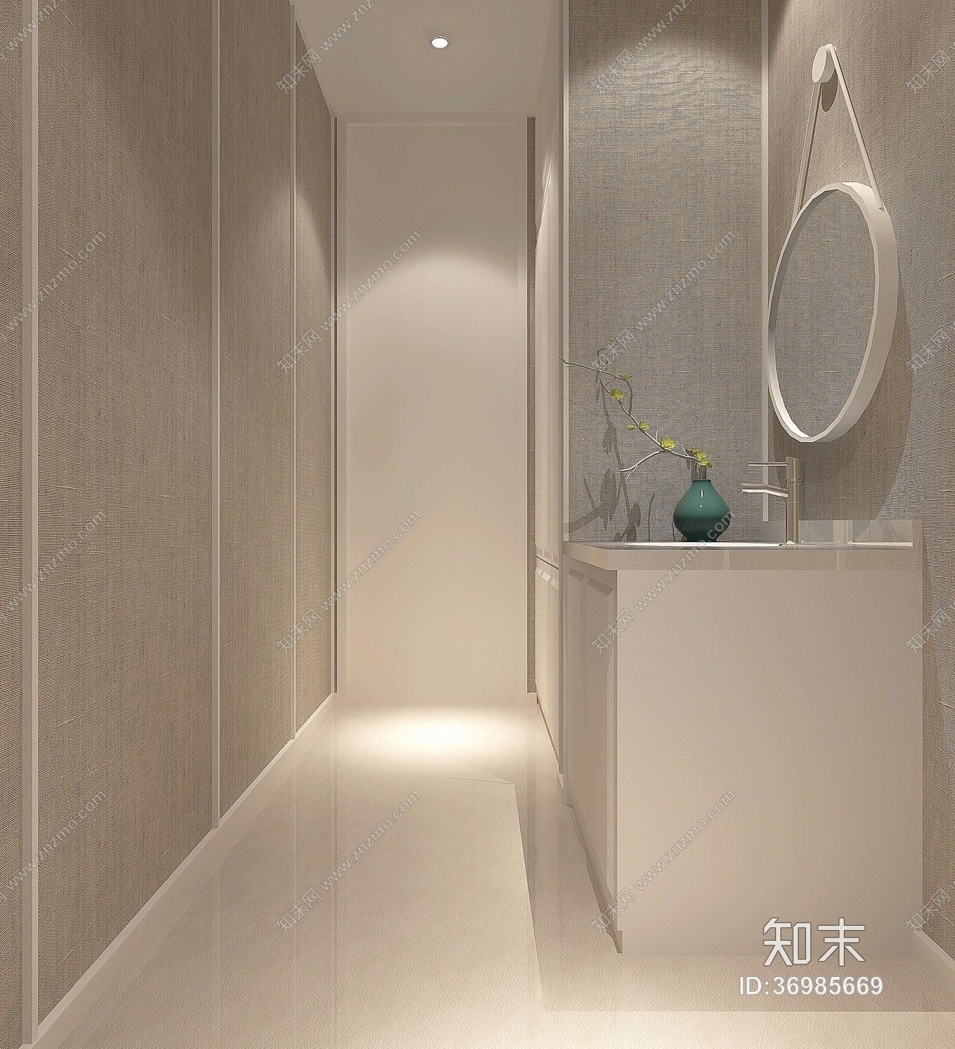 叙品设计（蒋国兴）--医瑞整形效果图cad施工图下载【ID:36985669】