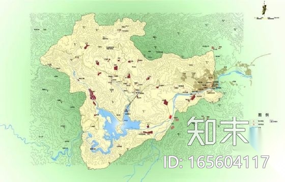 浙江风景名胜区总体规划cad施工图下载【ID:165604117】