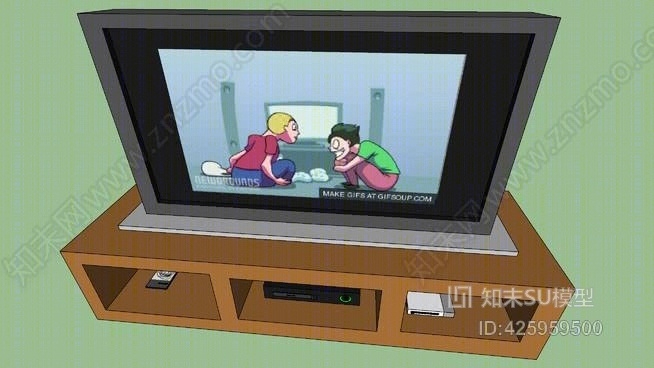 电视机SU模型下载【ID:425959500】