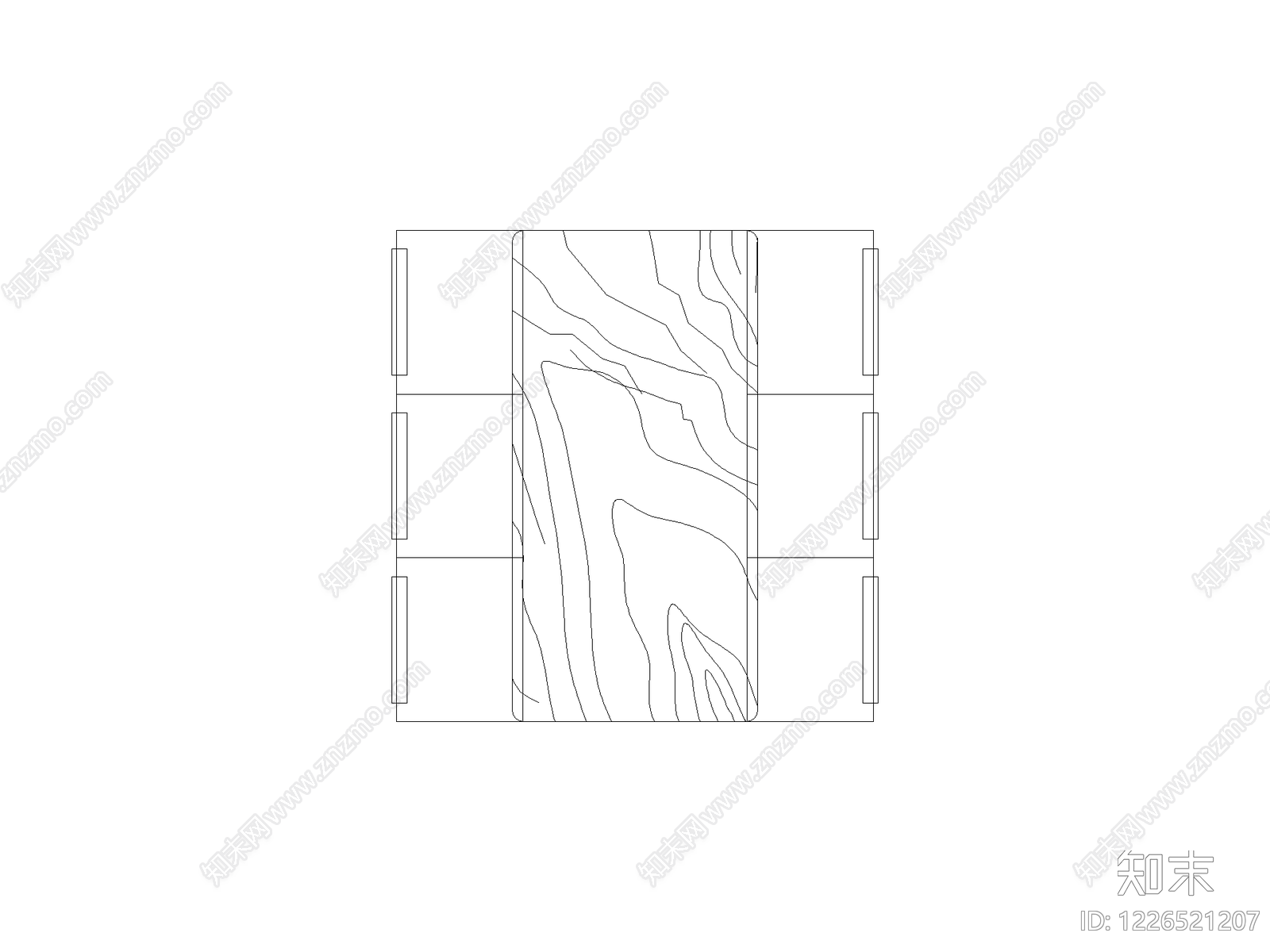 桌子cad施工图下载【ID:1226521207】