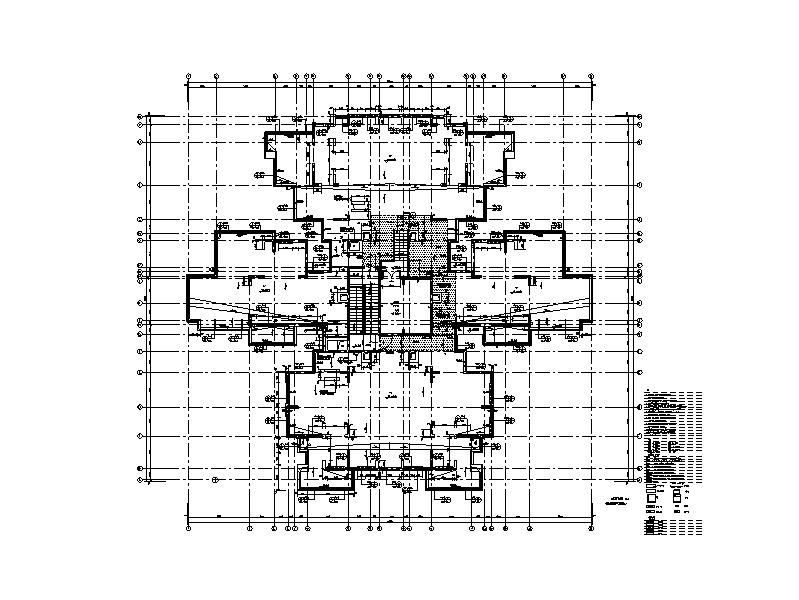 某知名地产住宅全套施工图(建结水暖电)cad施工图下载【ID:160580118】