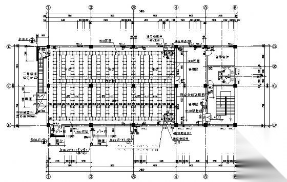 某通信楼建筑施工图cad施工图下载【ID:151435195】