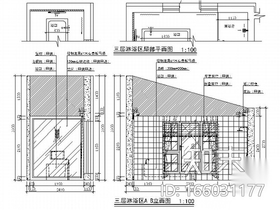 [北京]顺义区高档低密别墅区现代三层别墅装修施工图cad施工图下载【ID:166031177】