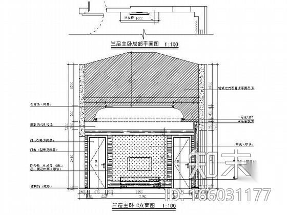 [北京]顺义区高档低密别墅区现代三层别墅装修施工图cad施工图下载【ID:166031177】