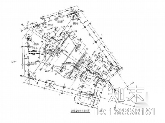 60层带斜撑巨柱施工图下载【ID:168338181】