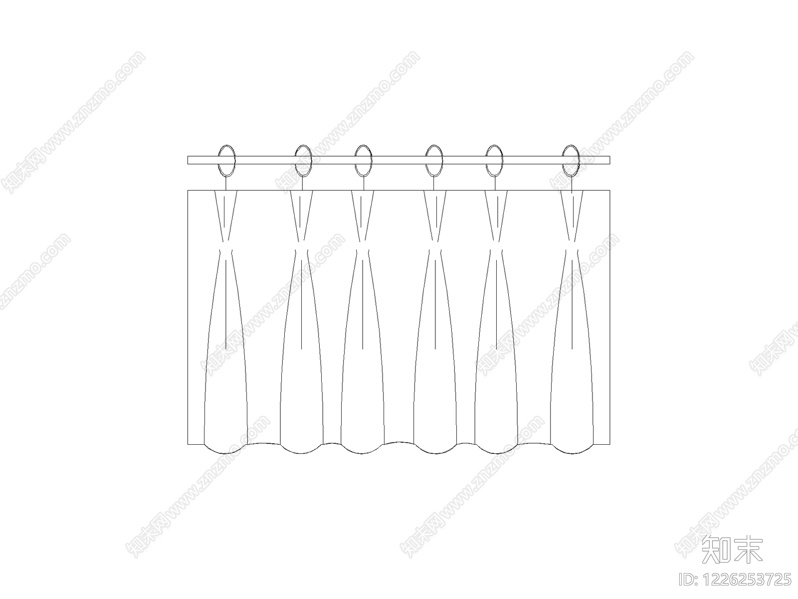 窗帘CAD图纸