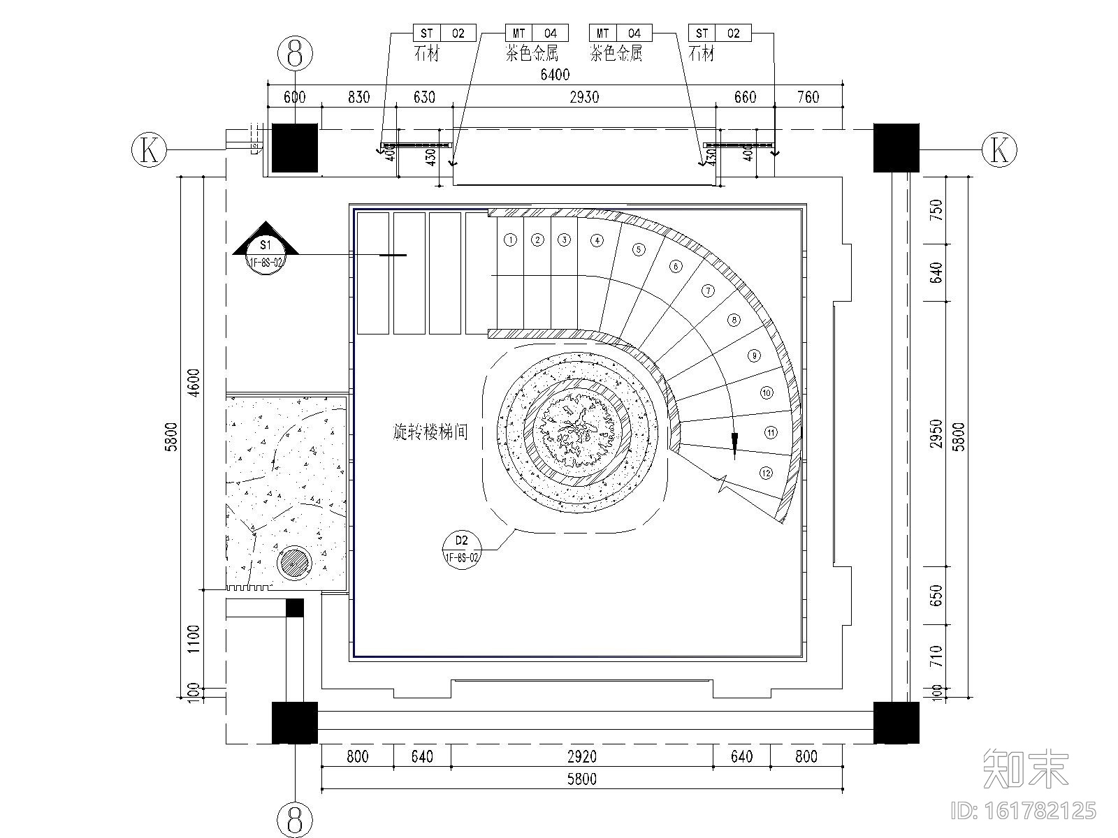 长沙首个汉文化主题会所·售楼处竣工图cad施工图下载【ID:161782125】