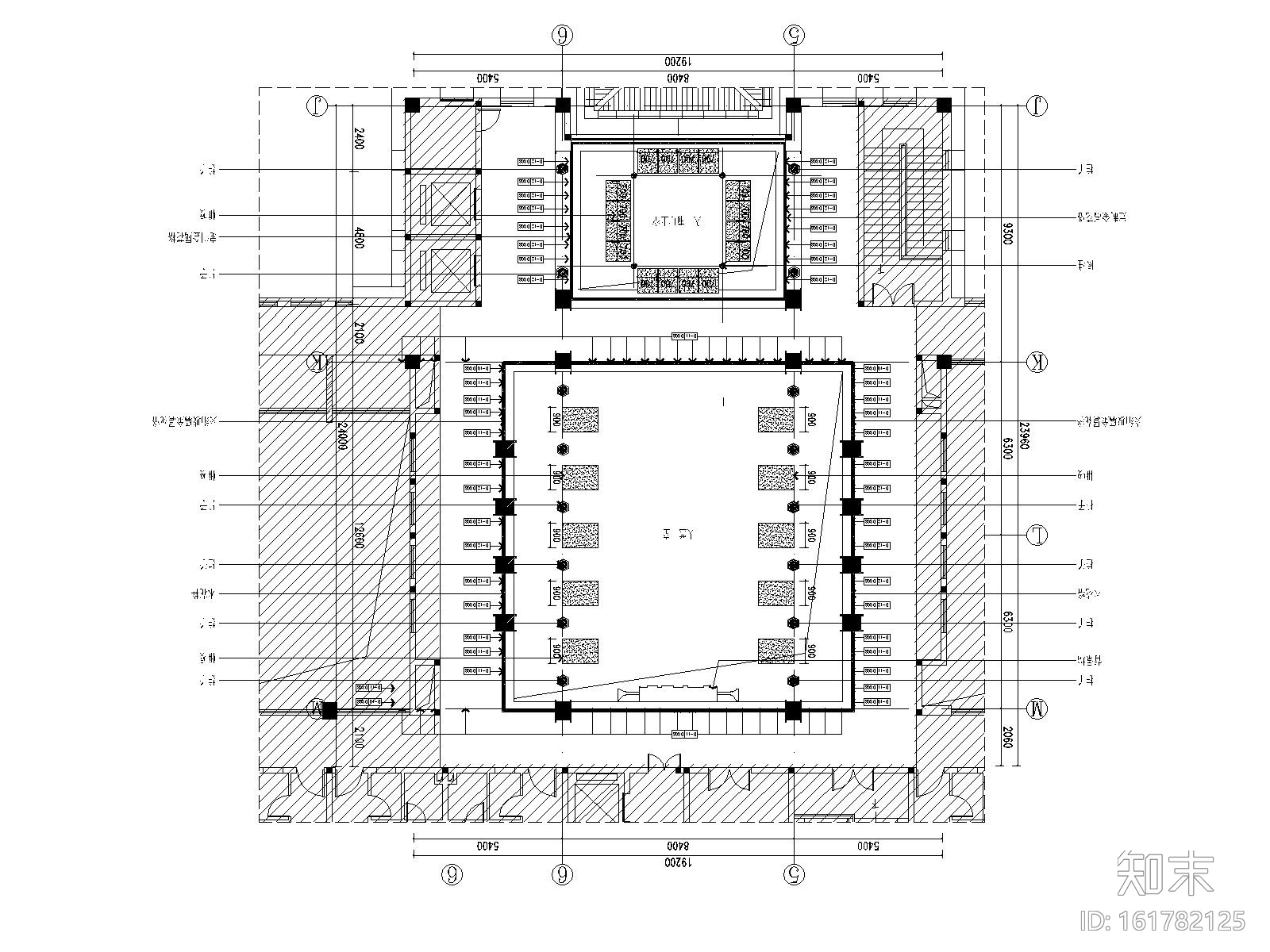 长沙首个汉文化主题会所·售楼处竣工图cad施工图下载【ID:161782125】