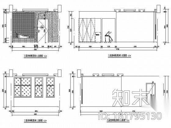 [内蒙]高级现代风格母婴会所室内装修施工图（含实景）施工图下载【ID:161795130】