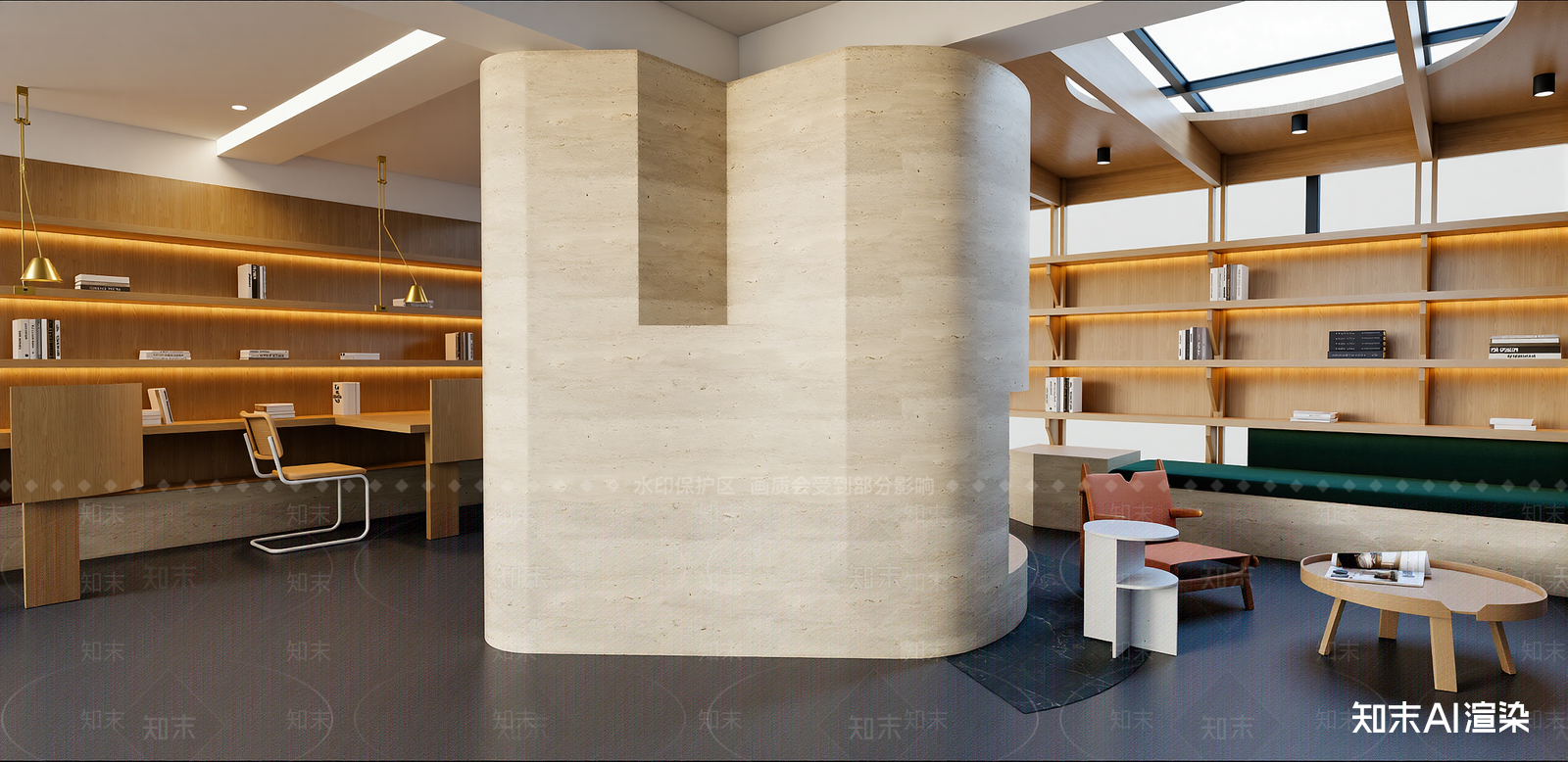 现代书店SU模型下载【ID:1216000359】