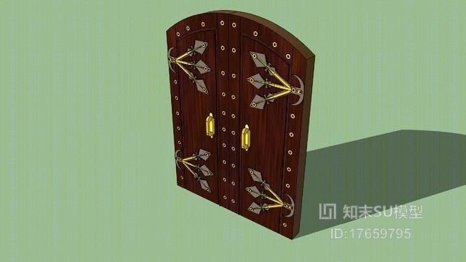双开门SU模型下载【ID:17659795】