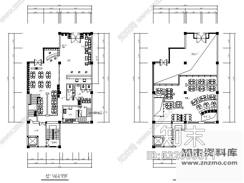 施工图某宾馆餐厅内装施工图含效果cad施工图下载【ID:532009571】