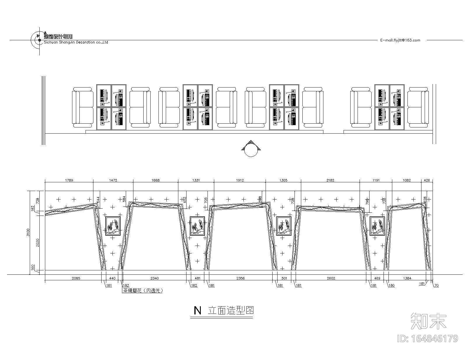 金强大学城现代风格网吧_施工图施工图下载【ID:164846179】