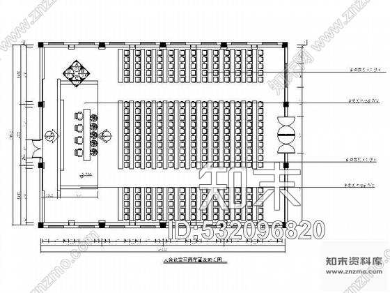 施工图某大会议室装饰图cad施工图下载【ID:532096820】