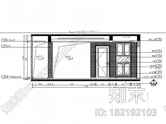 [北京]最新案例3室2厅现代简欧室内设计施工图施工图下载【ID:182192103】