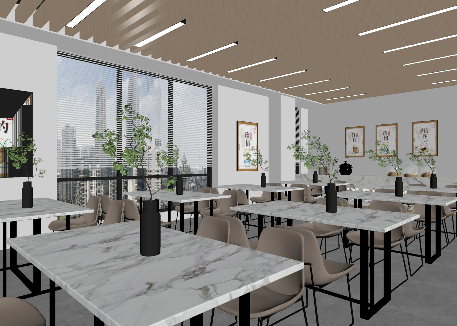 现代茶馆3D模型下载【ID:1214828556】