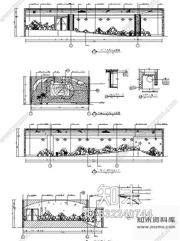 图块/节点少儿视听室立面详图cad施工图下载【ID:832240744】