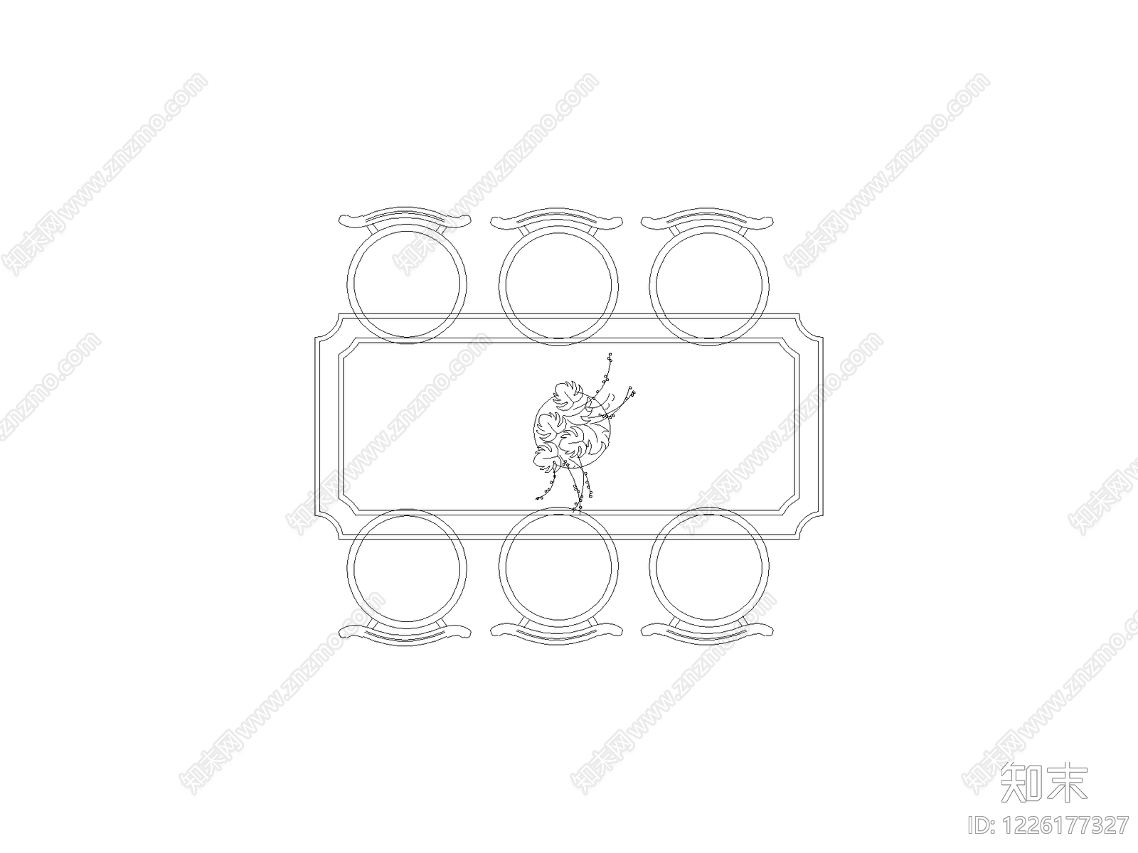 桌子CAD图纸