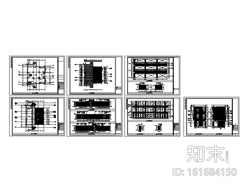 [江苏]某学院图书馆装修图(含效果)cad施工图下载【ID:161684150】