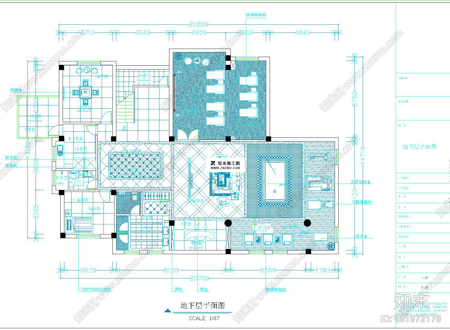 别墅详细施工图cad图纸下载cad施工图下载【ID:181972178】