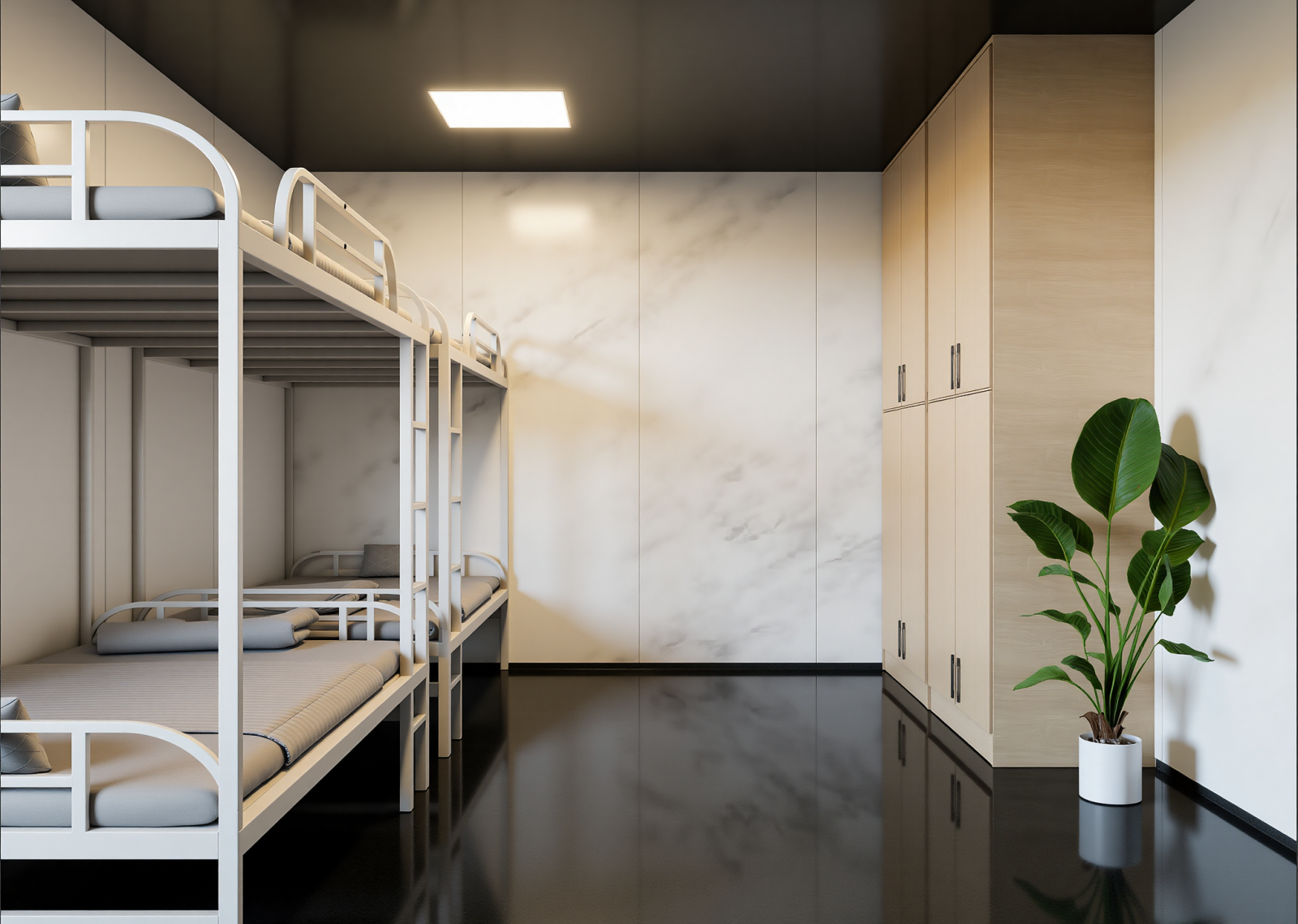 现代宿舍3D模型下载【ID:1214753180】