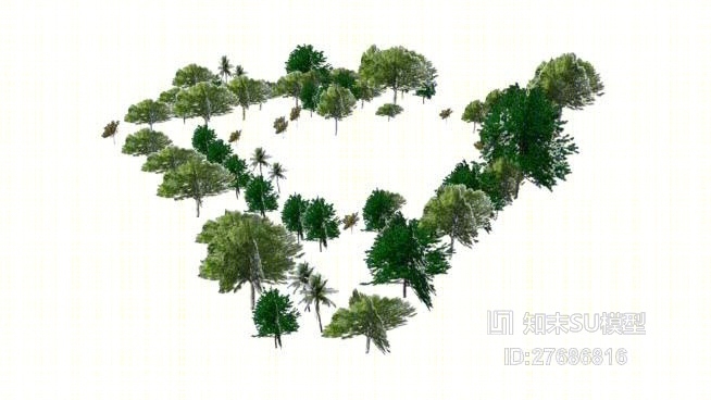 树SU模型下载【ID:27686816】