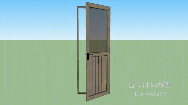 平开门SU模型下载【ID:217996030】