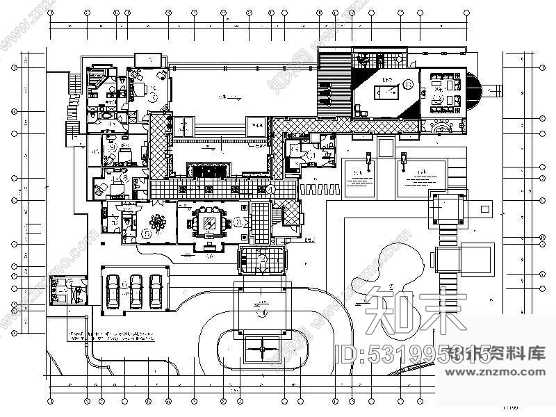 施工图双层国际富豪别墅施工图cad施工图下载【ID:531995315】