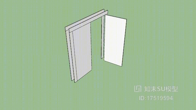双开门SU模型下载【ID:118156999】