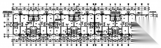 某五层商住楼建筑施工图（包阁楼六层）cad施工图下载【ID:168463190】