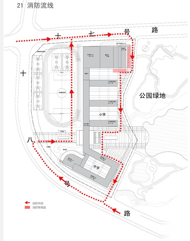 [广东]某外国语学校建筑方案文本PDF（74页）施工图下载【ID:166066118】