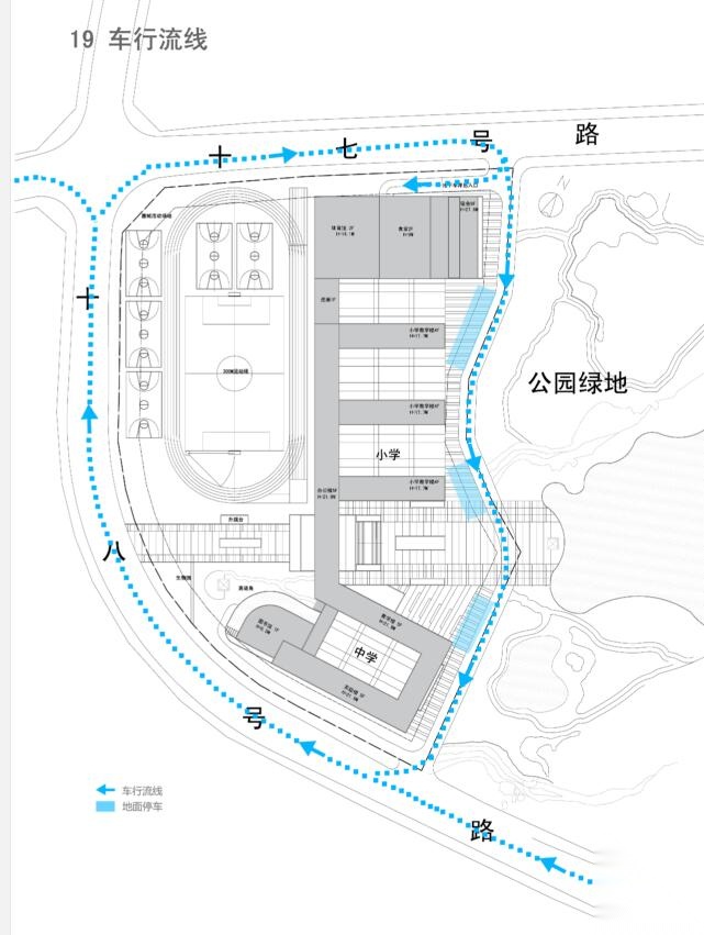 [广东]某外国语学校建筑方案文本PDF（74页）施工图下载【ID:166066118】