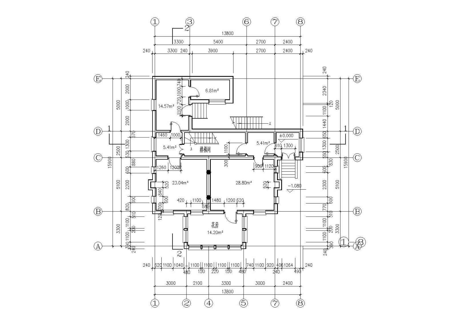 农村三层住宅自建房别墅建筑cad施工图下载【ID:149537115】