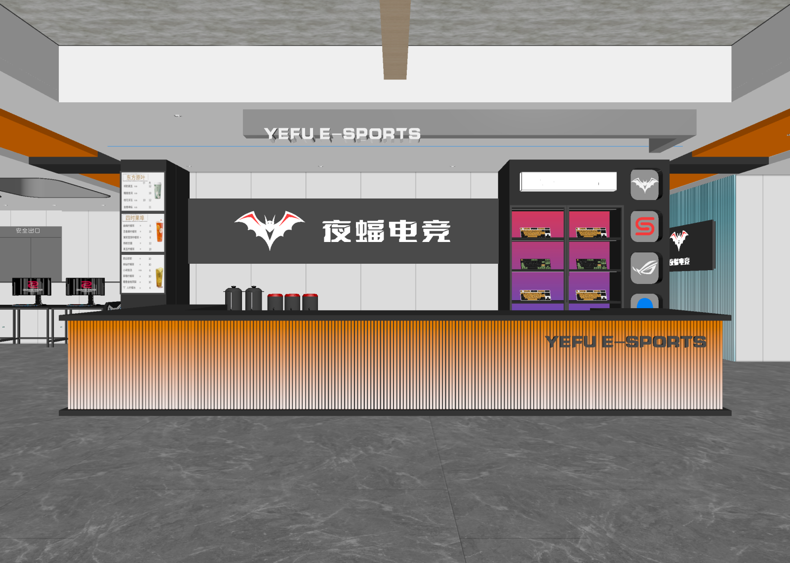 现代电竞房3D模型下载【ID:1215147828】