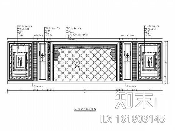 [原创]复古绚丽欧美风KTV室内施工图（含效果图）cad施工图下载【ID:161803145】