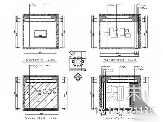 [福州]有风格有态度时尚主题餐厅室内施工图（含效果图）cad施工图下载【ID:166531136】