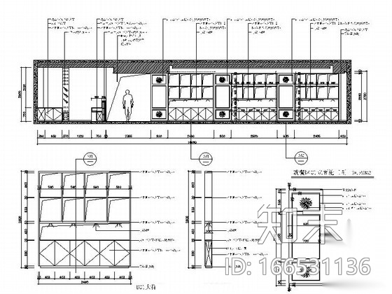 [福州]有风格有态度时尚主题餐厅室内施工图（含效果图）cad施工图下载【ID:166531136】