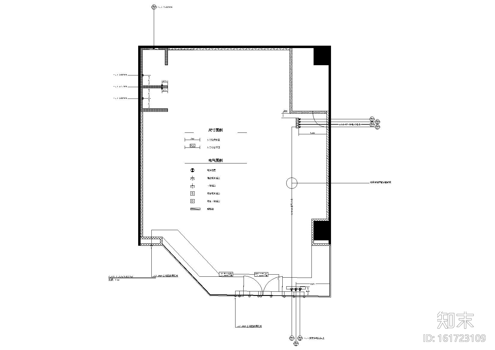 ​[山西]G-STAR RAW太原万达广场店施工图cad施工图下载【ID:161723109】