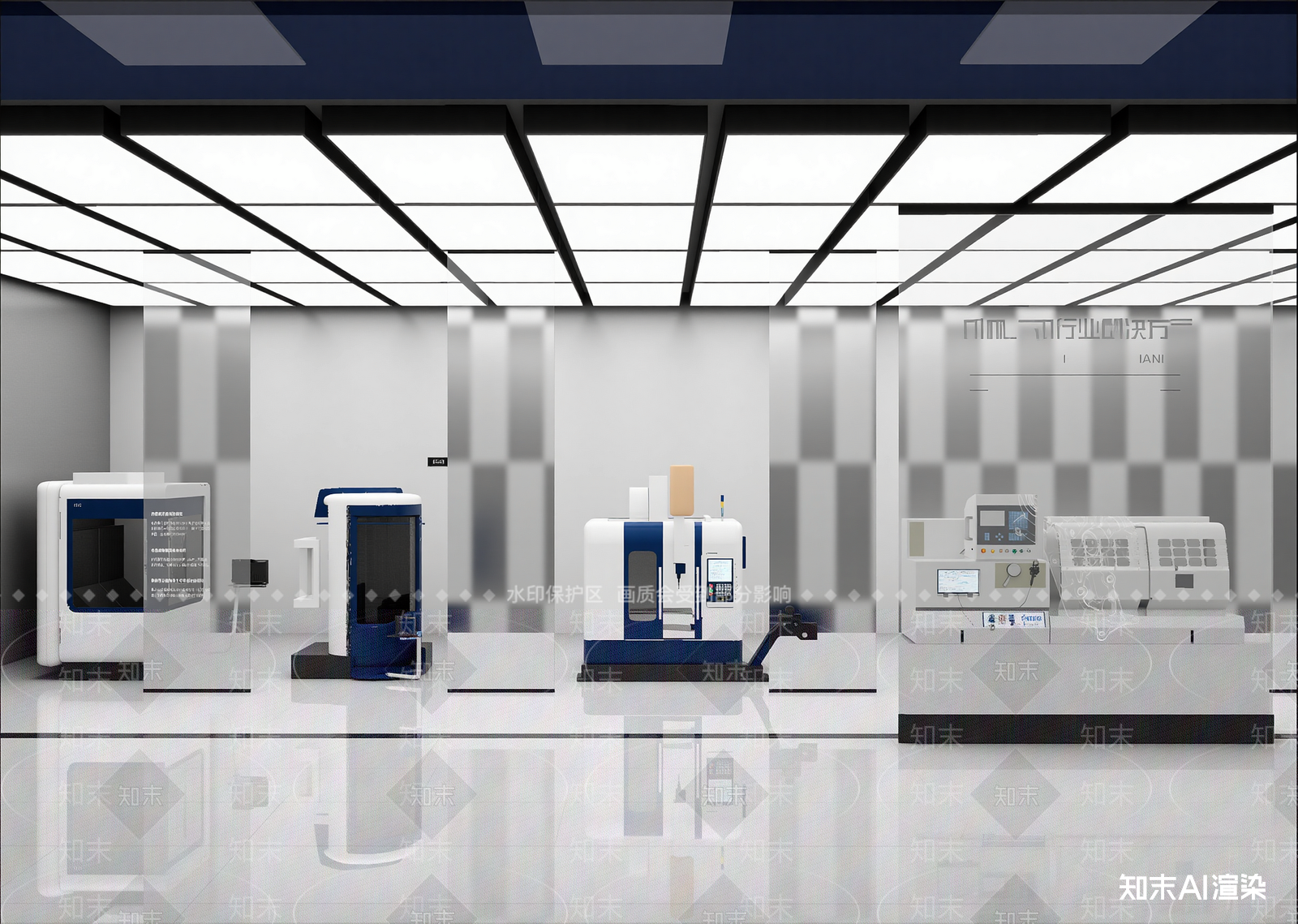 现代科技展厅3D模型下载【ID:1214700076】