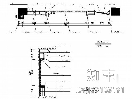 140㎡三室两厅雅致样板房装修图（含效果）cad施工图下载【ID:167169191】