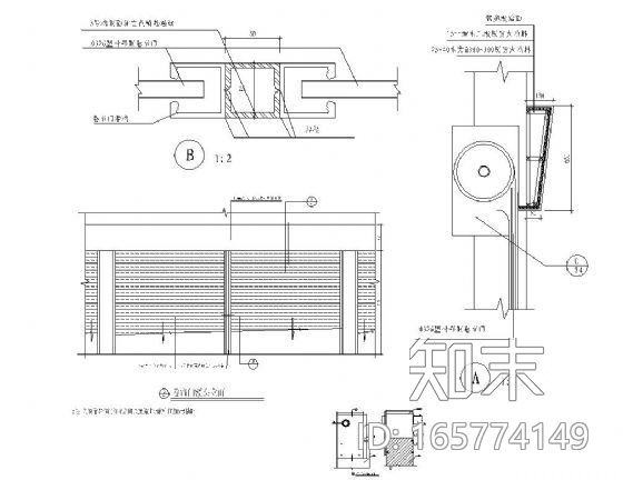 商场卷帘门cad施工图下载【ID:165774149】