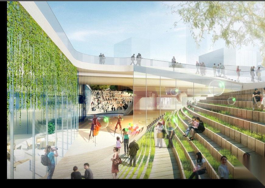 招商局前海自由贸易中心启动区绿轴项目施工图下载【ID:165158119】