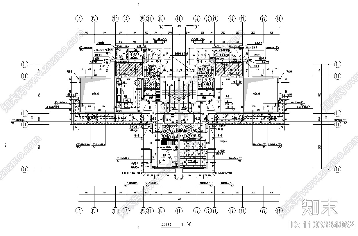 广东高尔夫A区商业住宅规划建筑施工图施工图下载【ID:1103334062】