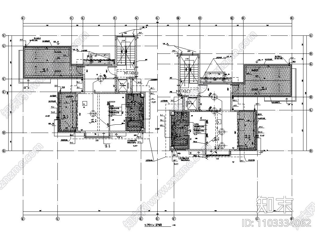 广东高尔夫A区商业住宅规划建筑施工图施工图下载【ID:1103334062】