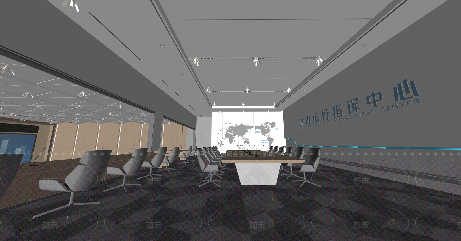 现代其他办公区域SU模型下载【ID:1216059602】