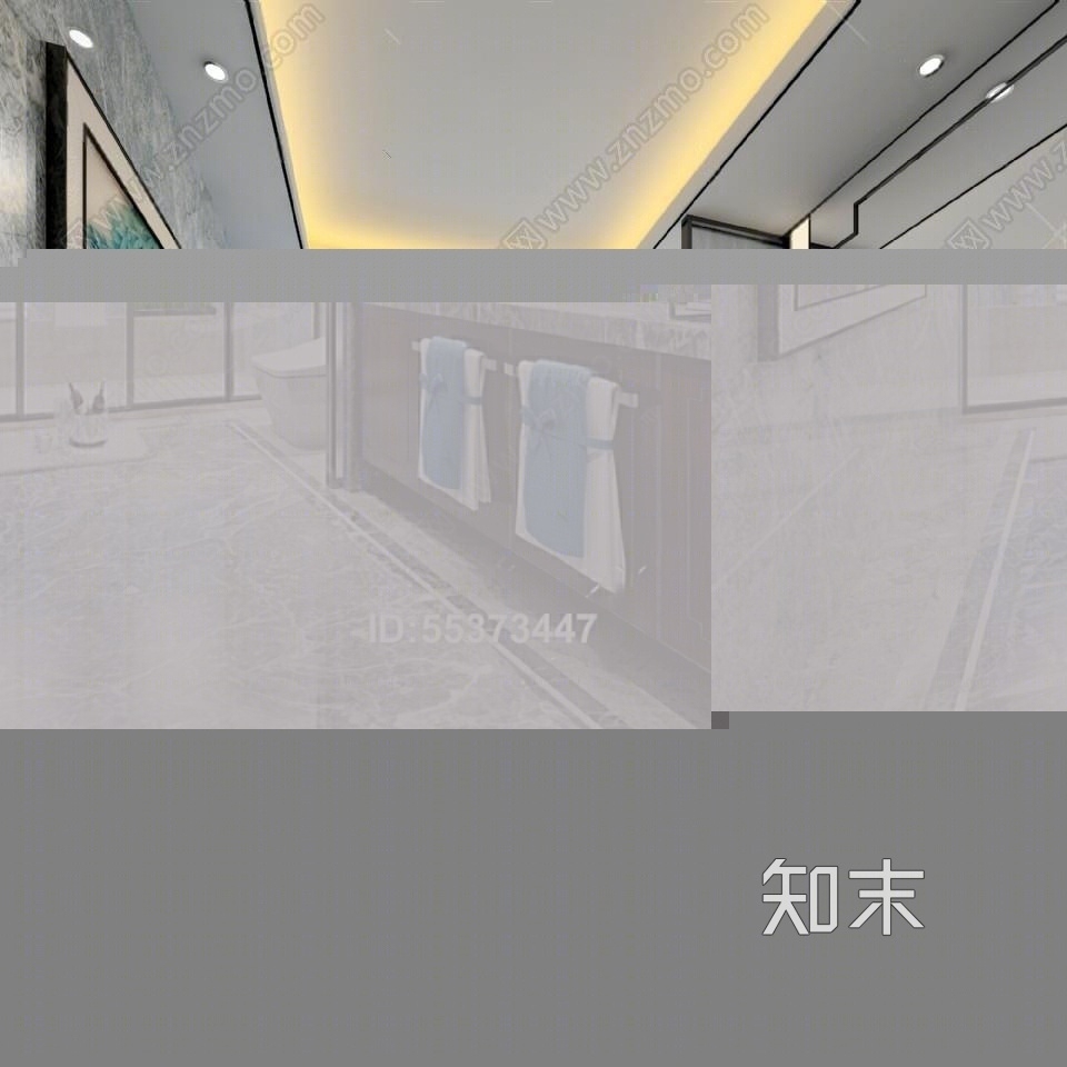卫生间3D模型下载【ID:55373447】