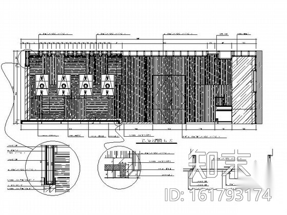 [西安]社区茶艺中心室内装修图cad施工图下载【ID:161793174】