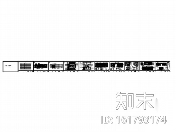 [西安]社区茶艺中心室内装修图cad施工图下载【ID:161793174】