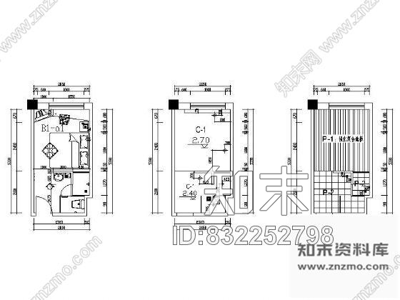 图块/节点酒店标间平面图Ⅰcad施工图下载【ID:832252798】