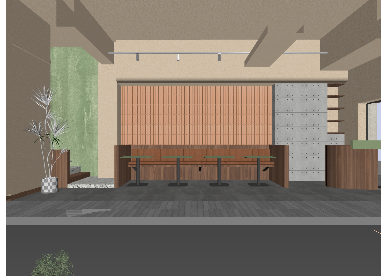 侘寂咖啡厅3D模型下载【ID:1214443910】